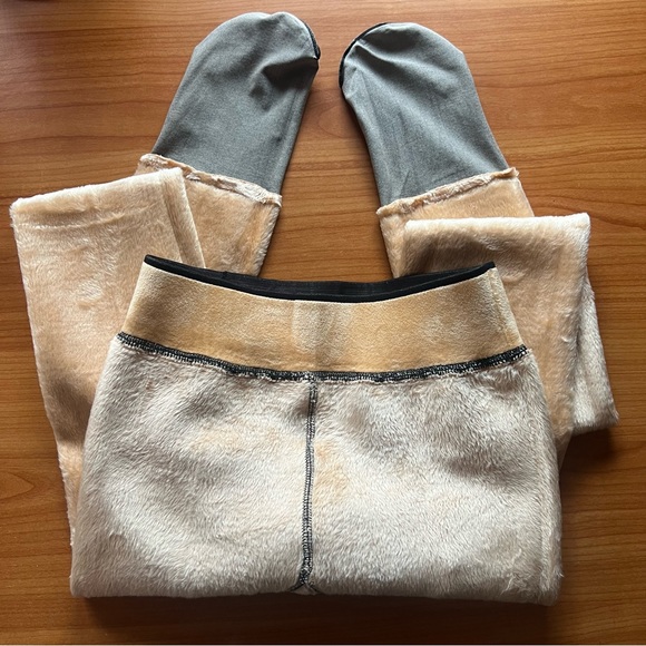 Fleeced Lined Pantyhose transparent tights classy and sophisticated - Picture 5 of 15